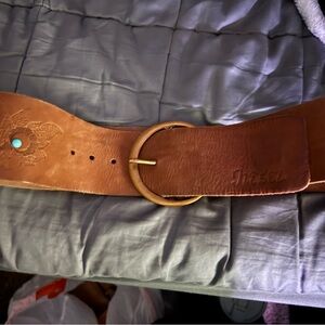 Diesel Brown Leather Belt